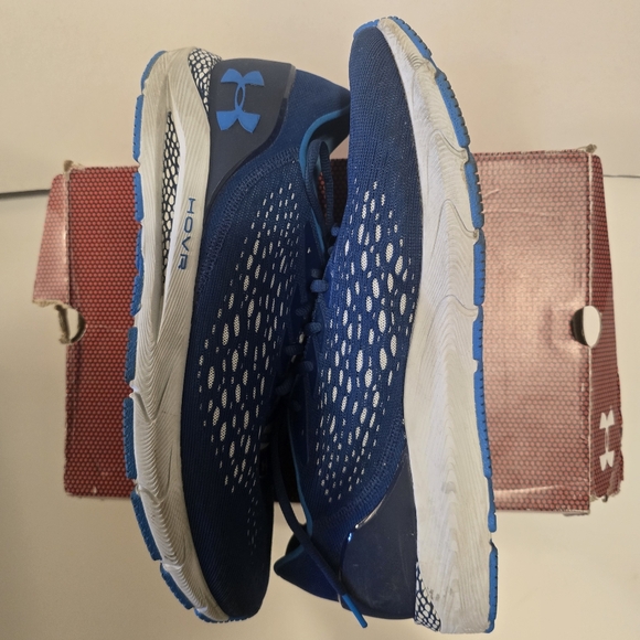 UNDER ARMOUR UA HOVR SONIC 3 Blue Running Shoes Casual Sneakers Gym Mens Size 14 main image 4